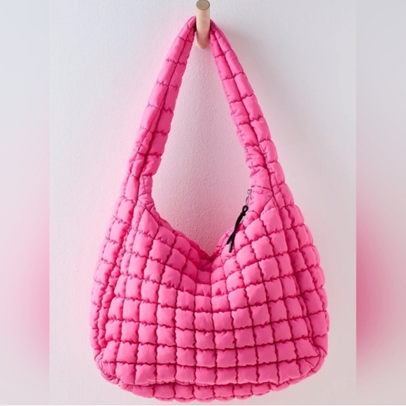 FP Movement by Free People Pink Quilted Carryall, NWT - Picture 3 of 5